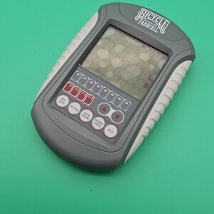 Bicycle FreeCell Illuminated Touch Pad Electronic Hand Held Video Game TESTED